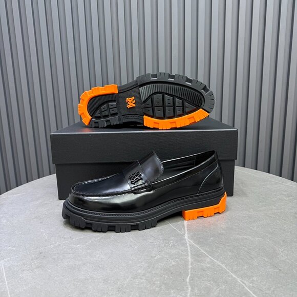 AMIRI MA SLIP ON ORANGE LOAFER - Picture 8 of 8